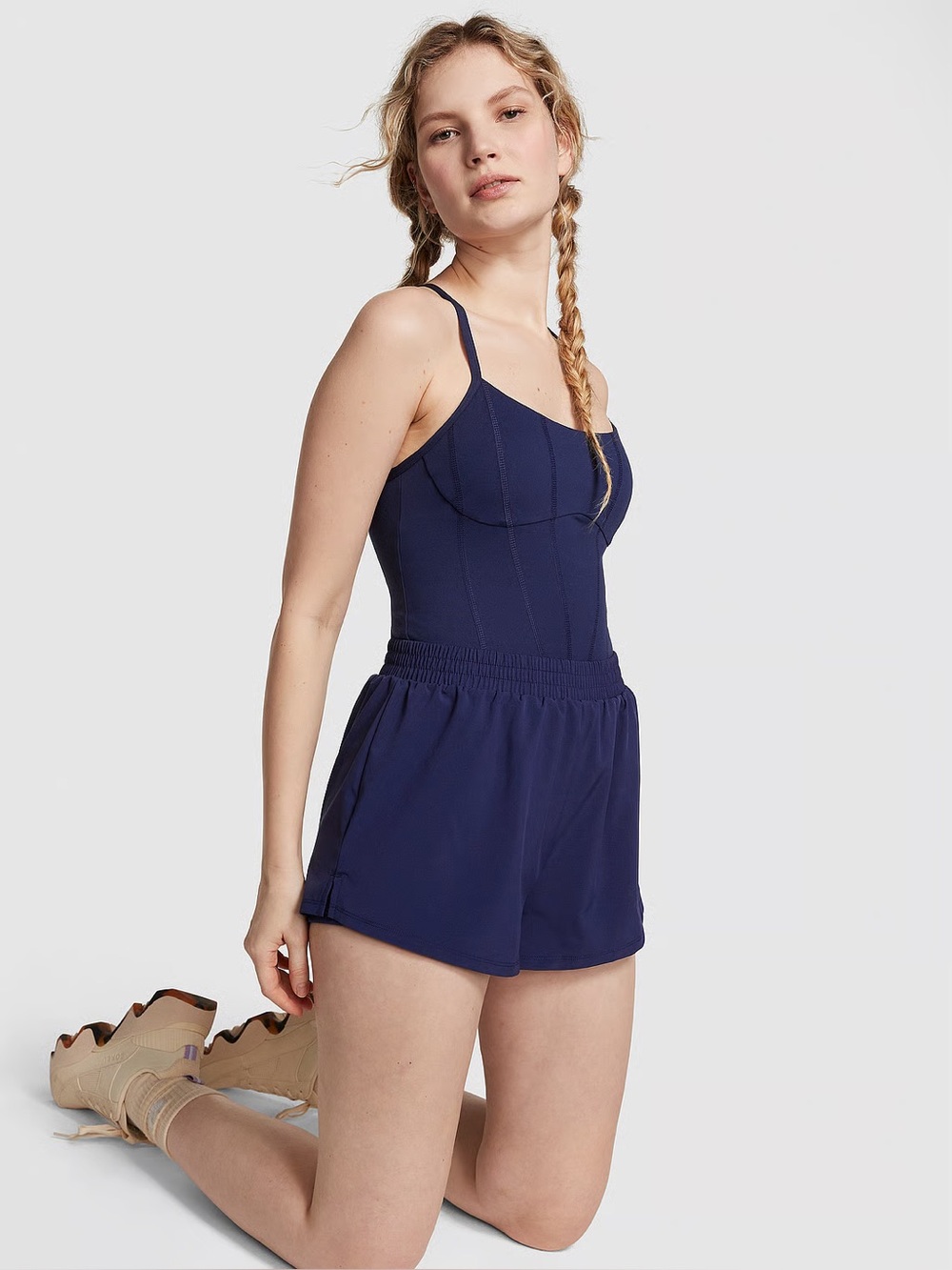 Victoria’s Secret PINK Ultimate Runsie in Navy